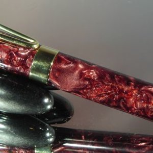 Red crushed velvet kitless FP