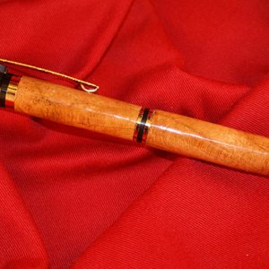 cherry burl pen light