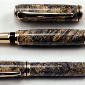 Black Boxelder Burl Baron Rollerball