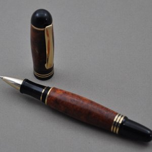 Churchill Gold Rollerball - Amboyna