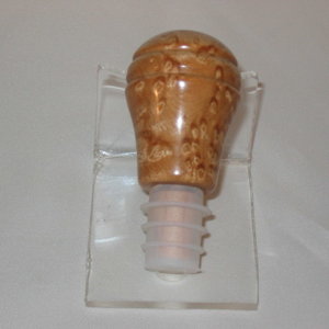 Birdseye Maple Wine Stopper