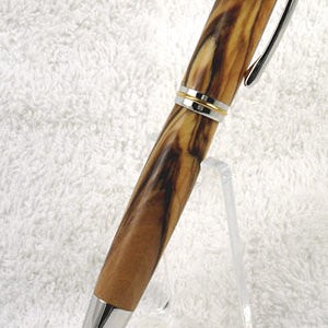 Jr Gent Platinum Ball Point Bethlehem Olive Wood
