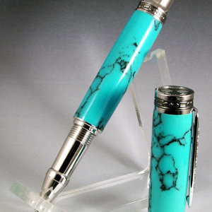 Emperor Black Ti Turquoise Tru-Stone