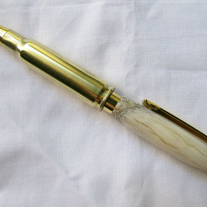 First antler/shell pen