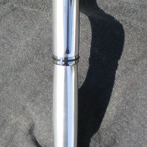Black Titanium Baron with aluminum blank