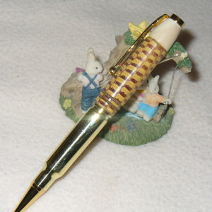 .308 cartridge with Corn Cob and Deer Antler