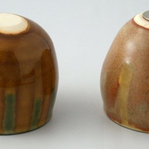 Another goblet sample with quarter for scale