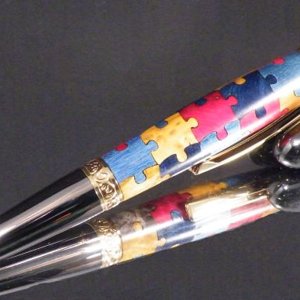 Austism Puzzle pen