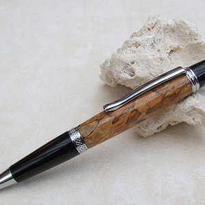 Spalted Hawthorn - Chrome Sierra