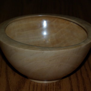 Oval Lipped Sycamore Bowl