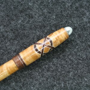 Aluminum & Walnut Celtic Knot