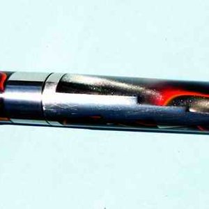 Stainless lightning bolt pen