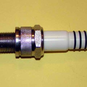 Stainless clickey spark plug