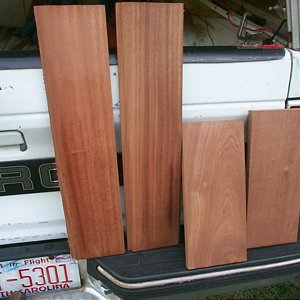 Mahogany and Sapele