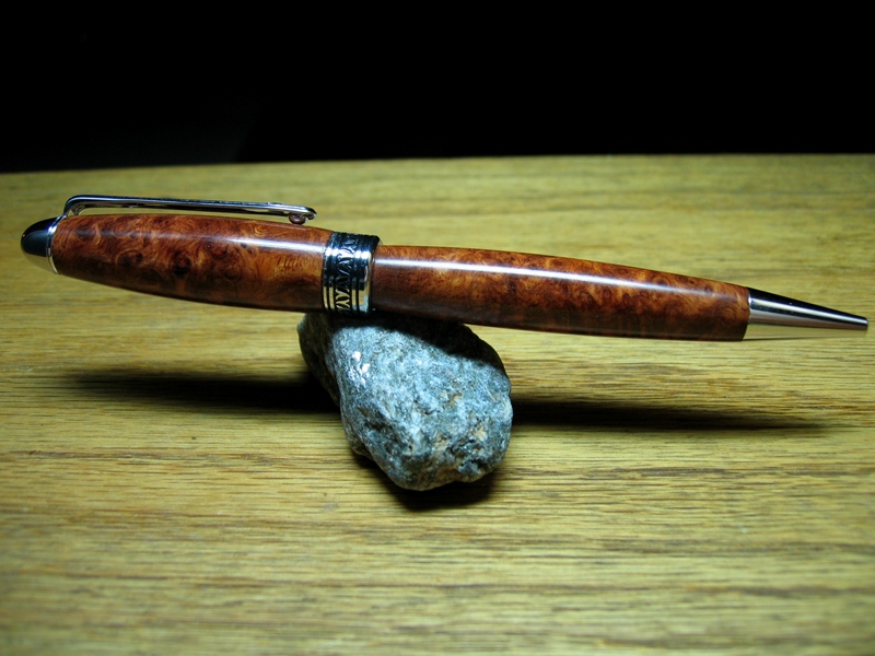003: amboyna burl european rhodium