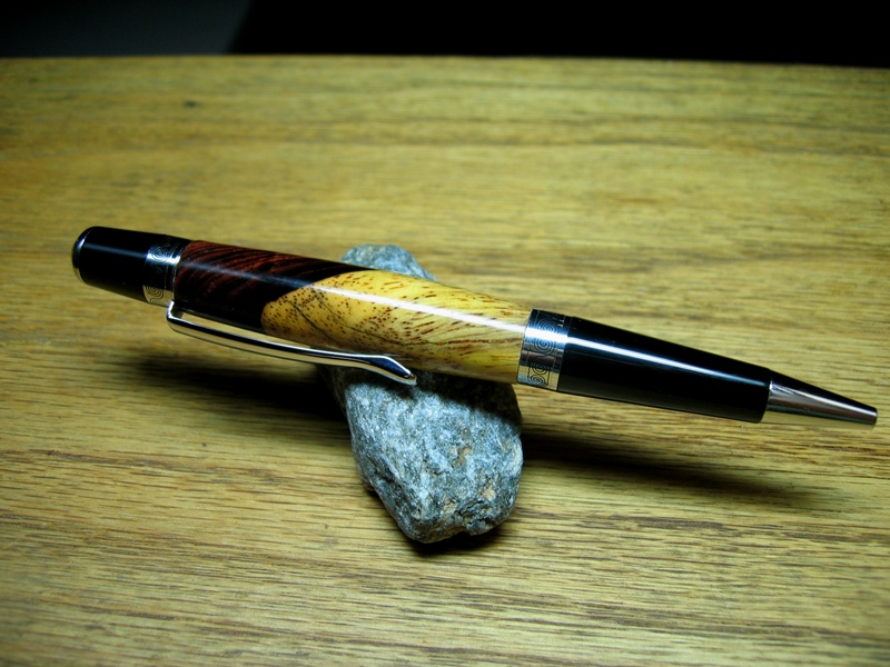 005: cocobolo burl sienna rhodium