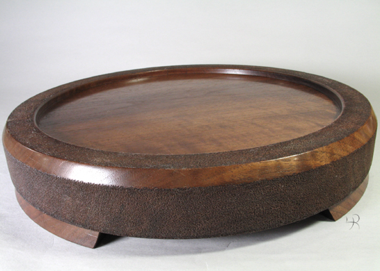 12" Walnut Carving Display Base