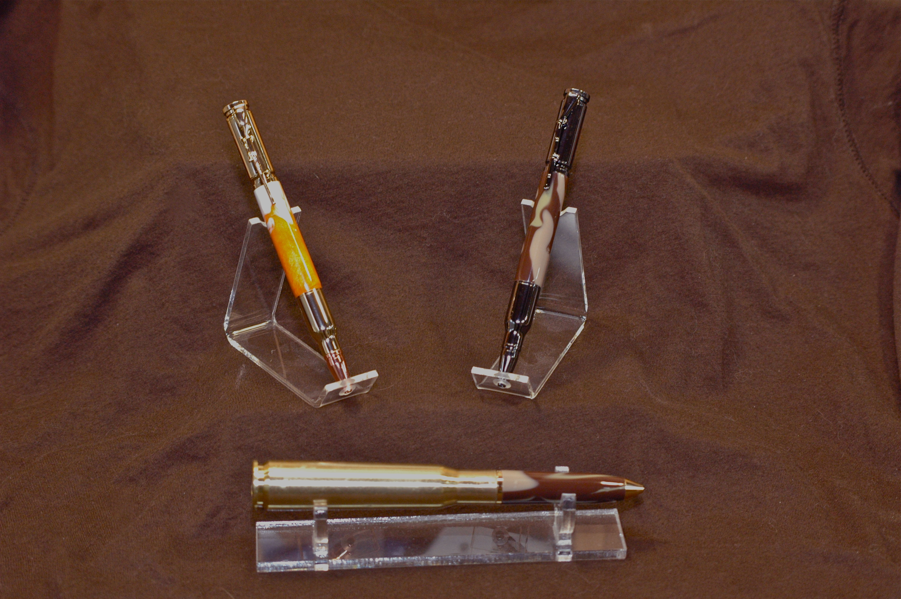 2-30 cal. pens and a 50 cal. pen