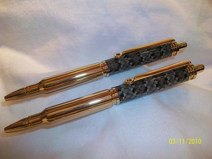 30 Cal-click gold Prairie Rattlesnake Duo