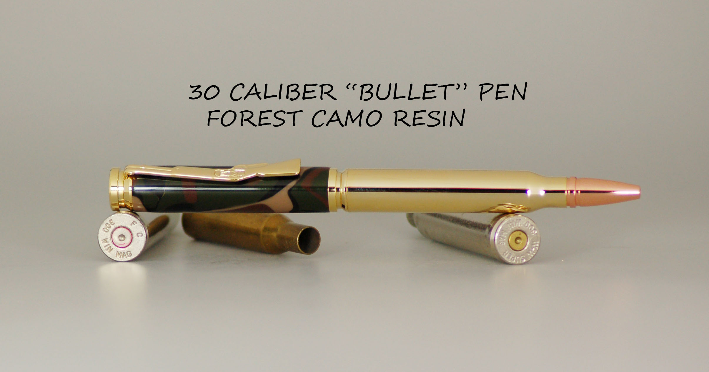 30 Caliber in Forest Camo