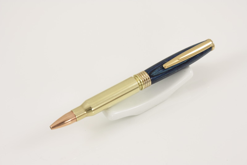 .308 Bullet pen - Blue Dymond Wood