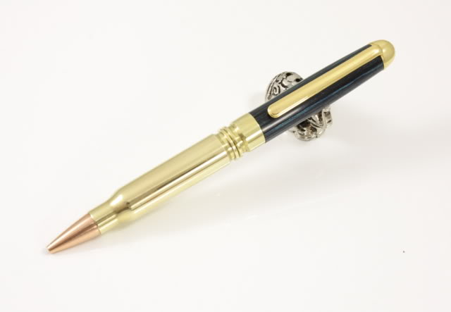 308 Bullet pen with Euro clip/cap