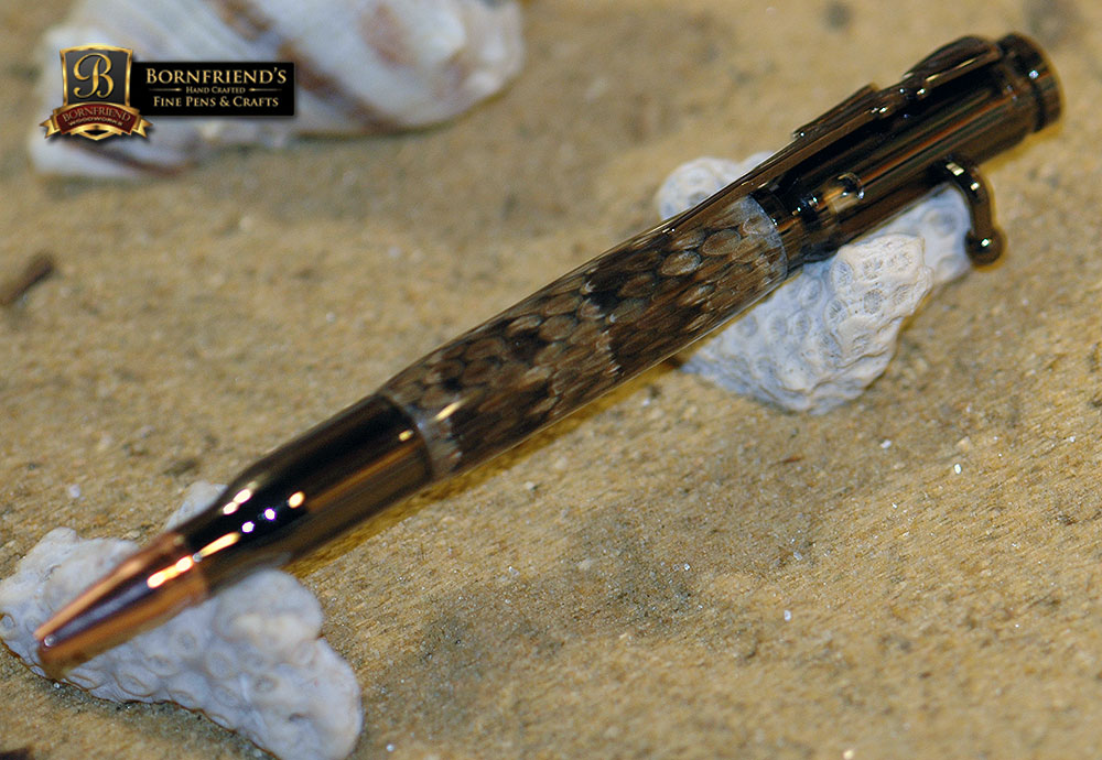 30cal Bolt Action Ballpoint Diamond Back Rattlesnake