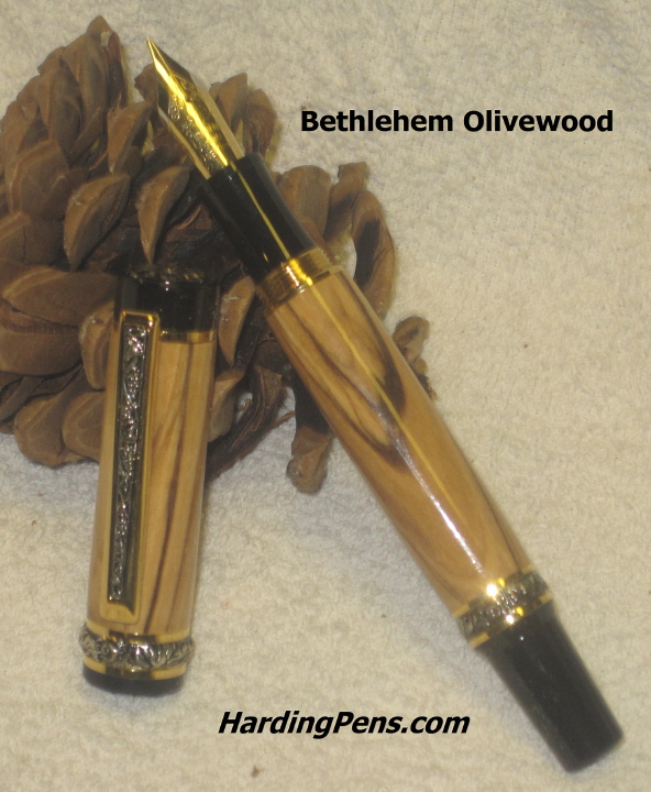 343-Cambridge-Fountain-Pen-Bethlehem-Olivewood-Titanium-Gold-Sterling-Silver-hardware-rs.JPG