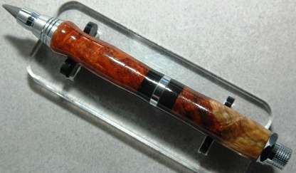 70 / 30 Amboyna Burl with Black Ebony