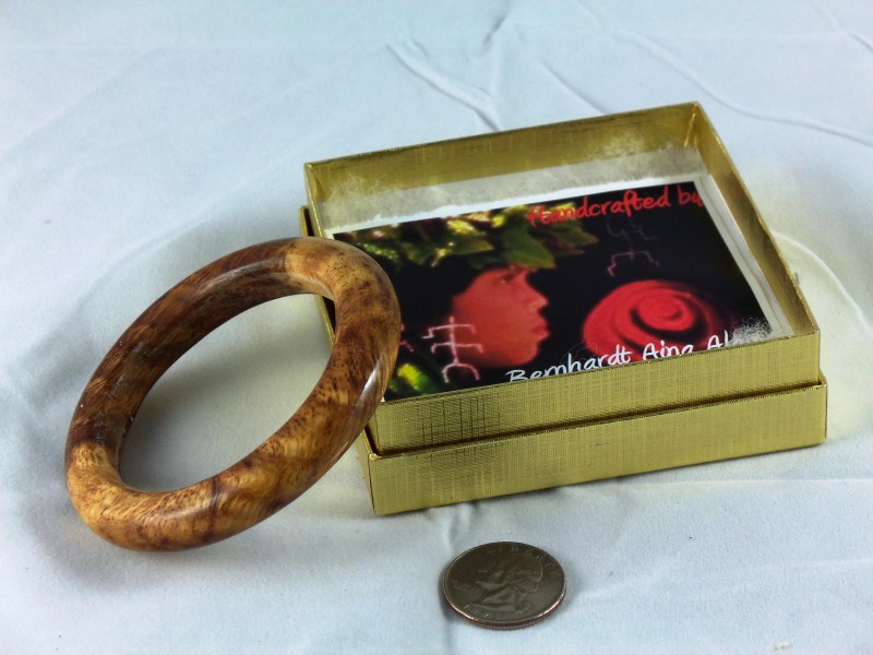 all wood bangle