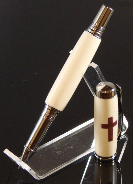 alt ivory with blood wood cross inlay 2