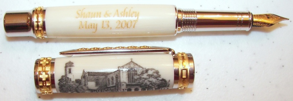 Alternate Ivory with Laser Engraving