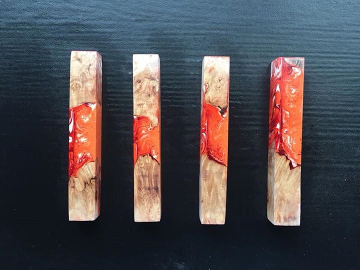 Alumilite & Maple Burl Blanks