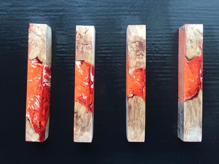 Alumilite & Maple Burl Blanks