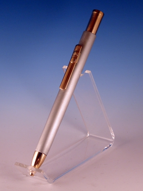 Aluminum and Bronze Click Pen