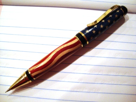 Am Flag Cigar Pencil