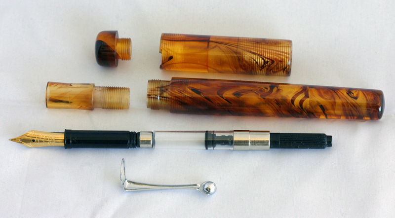 Amber Kitless Pen