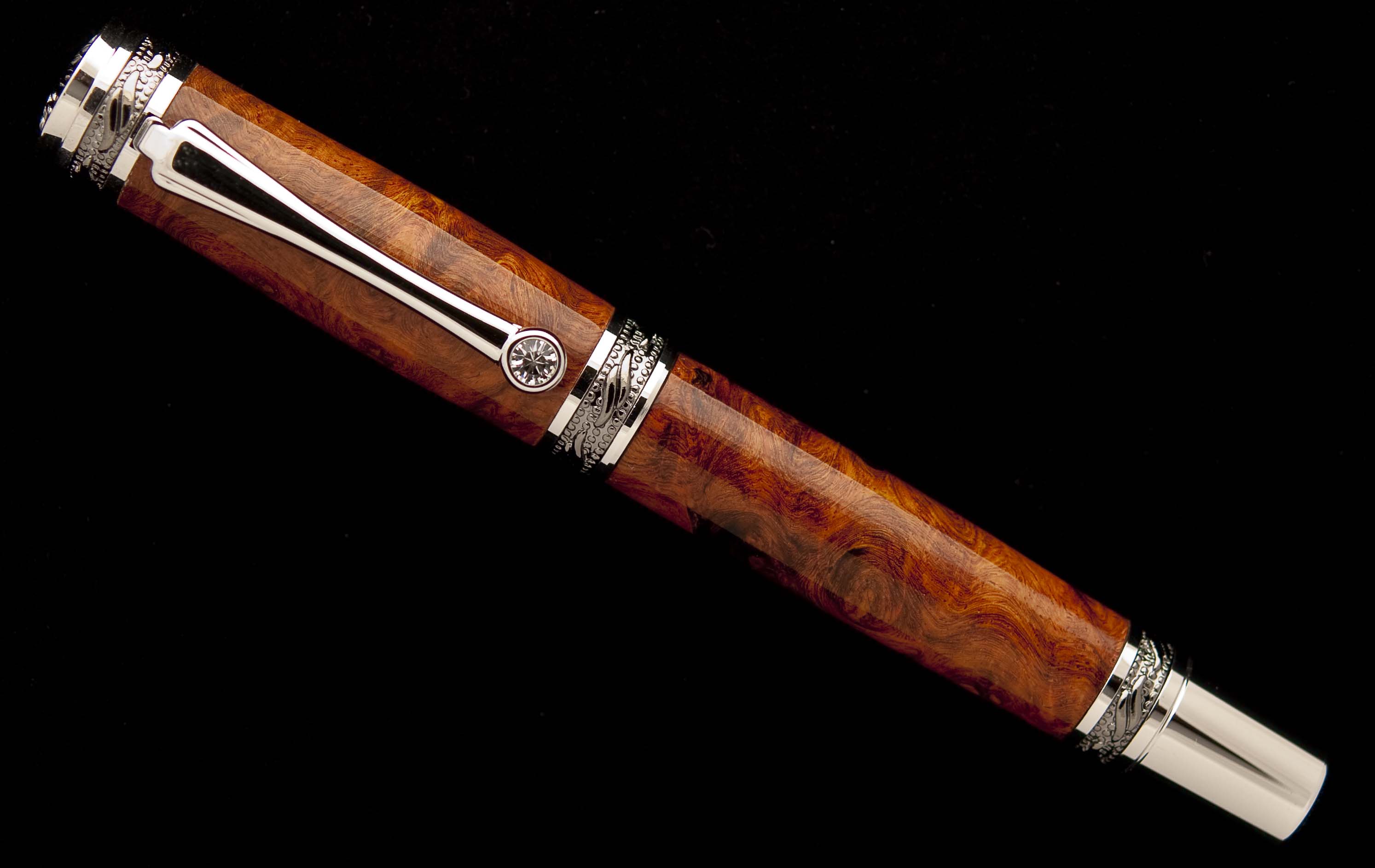 Amboyna Burl on Majestic Rollerball