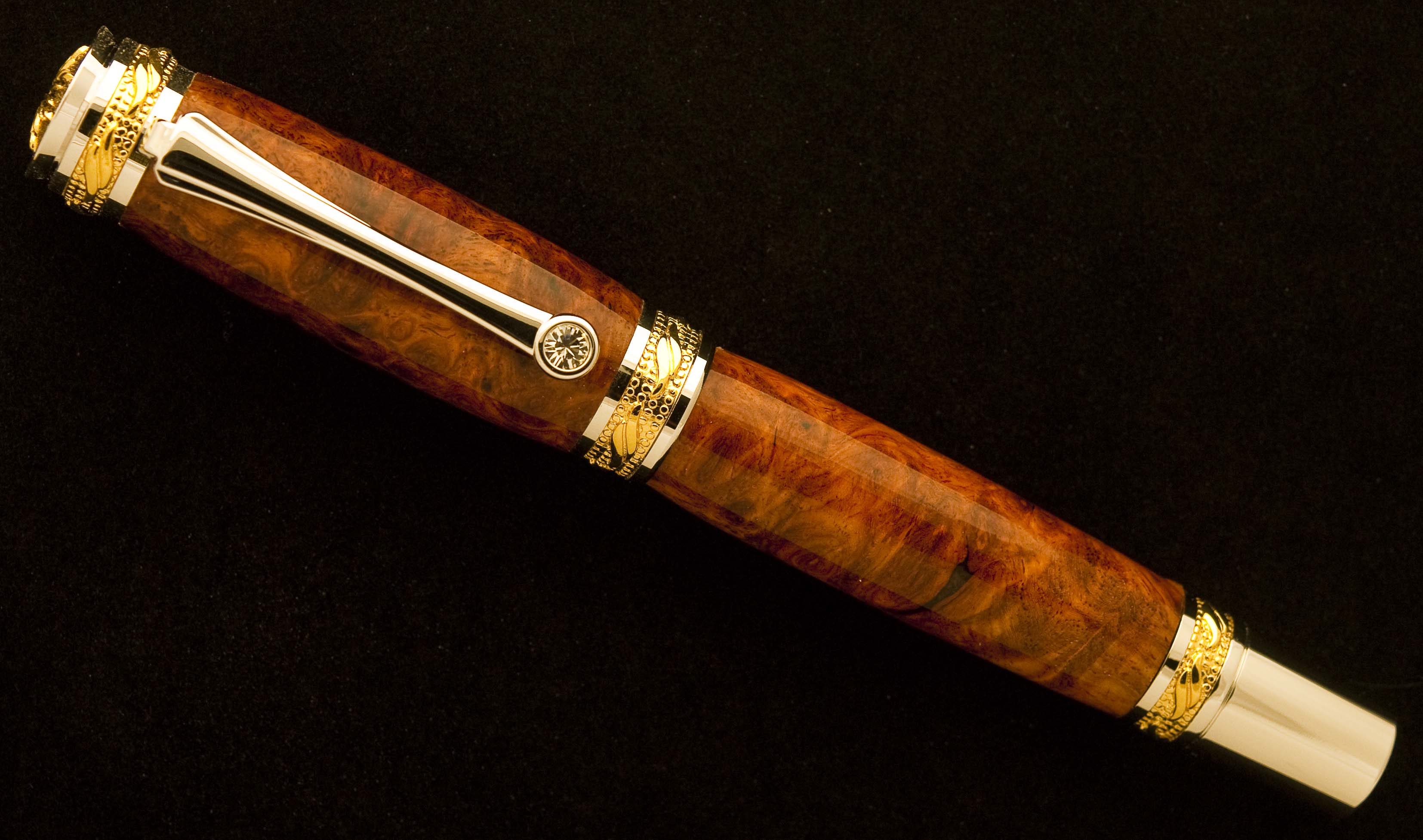 Amboyna Burl on Majestic