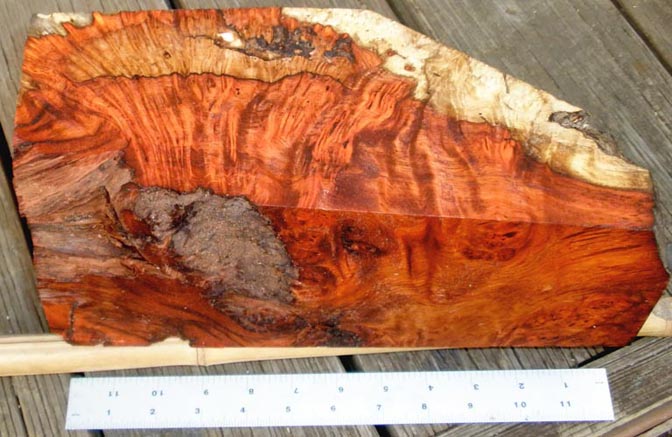 Amboyna Burl Side Bottom