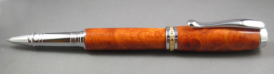 Amboyna Burl Triton Rollerball Pen