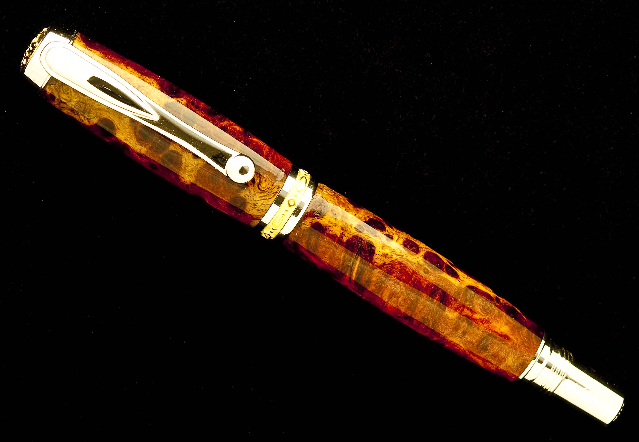 Amboyna Burl with Sapwood on Jr. Statesman