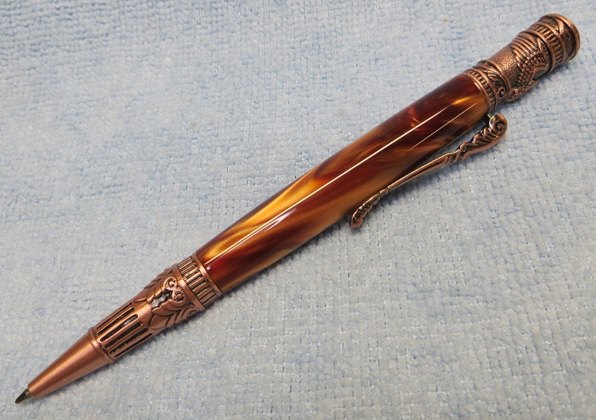 Anitque Copper Federal in Copper Pearl Kirinite