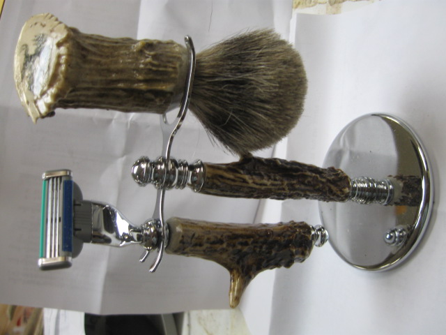 Antler razor set