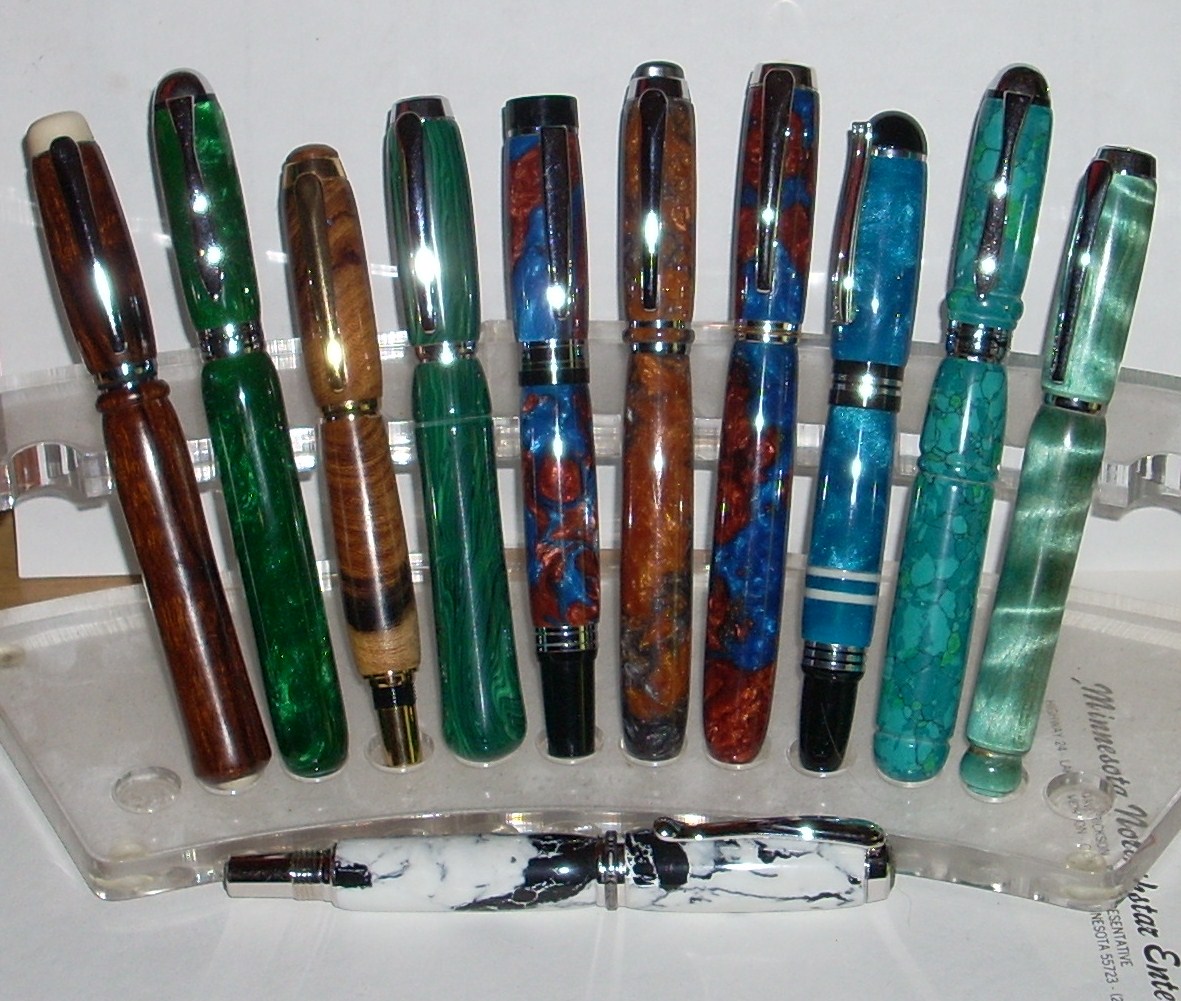 assorted pens