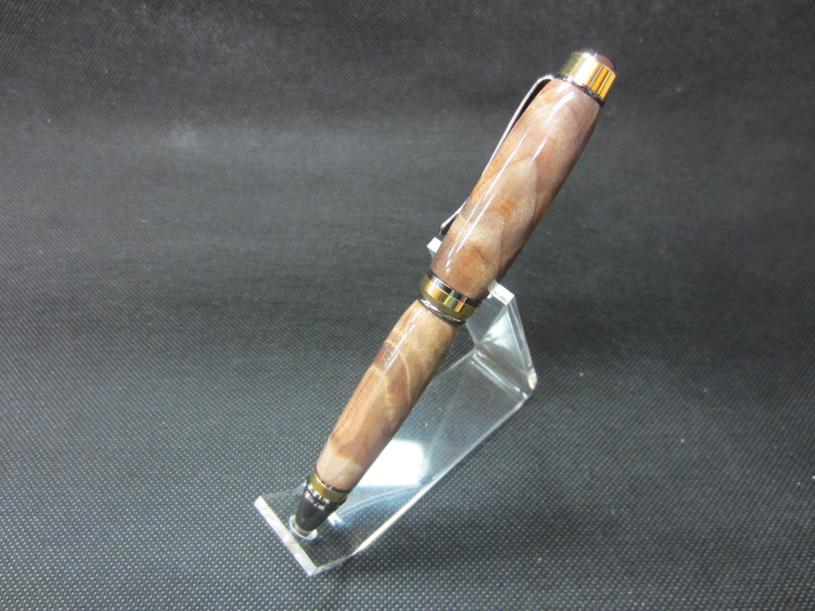 B & G Ti Cigar in Stablized Redwood Burl with WTF finish