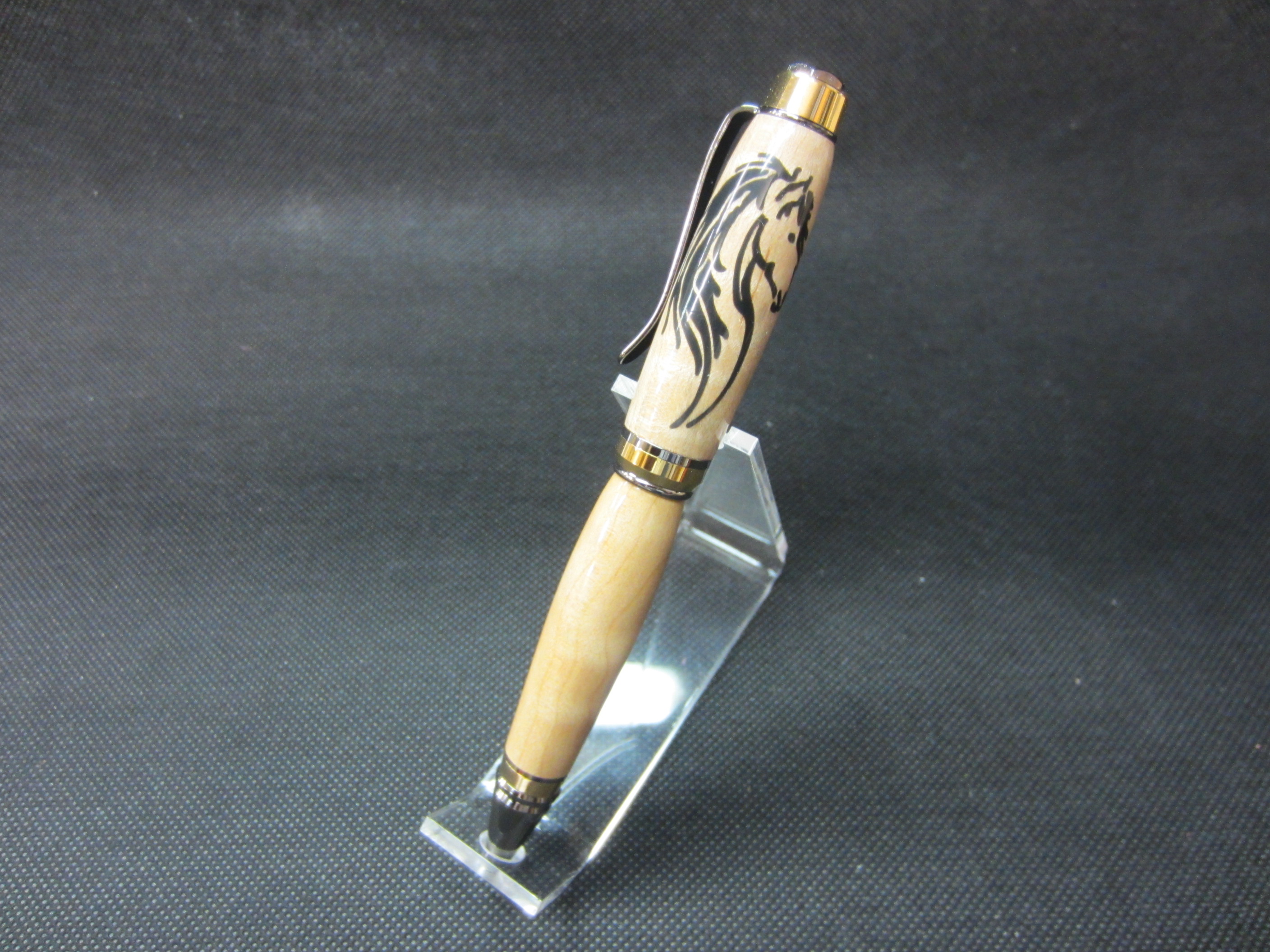 B & G Ti Cigar Masterscroll Bl Stallion with WTF finish