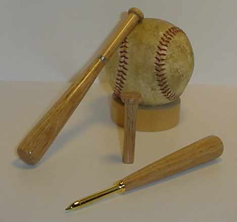 Baseball bat styled pen