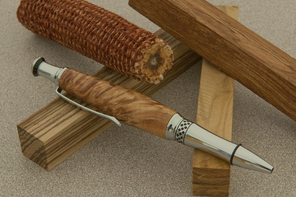 BEB wood based on Phoenix Pen Kit - Chrome