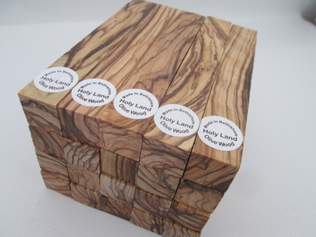 BETHLEHEM/ HIGHLY FIGURED Olive Wood Pen Blanks ( BOW )